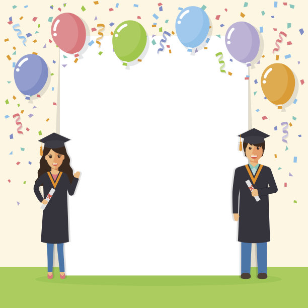 毕业学生庆祝素材图片