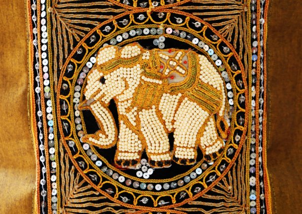 泰国手工礼品/大象Rap单金属工作图片下载