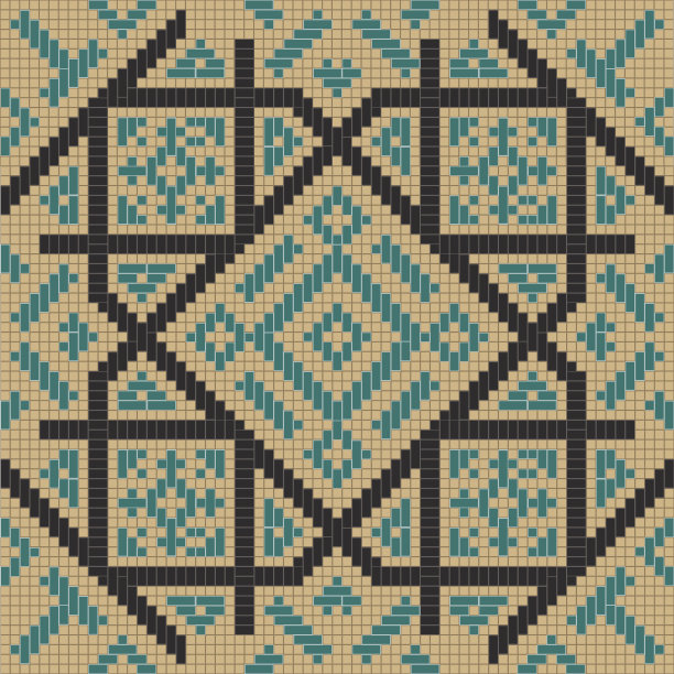 古董墙纸地毯图片下载