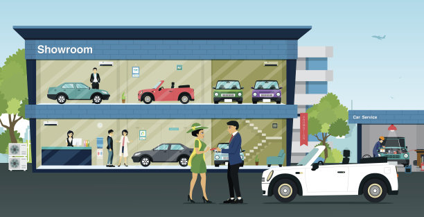 展厅的车图片下载