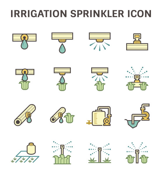 灌溉喷头图标图片下载