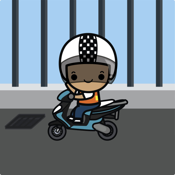 曼谷的摩托车出租车图片下载