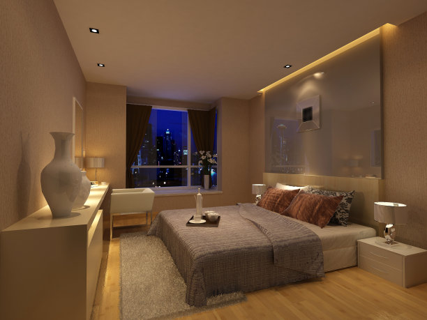 床的房间图片下载