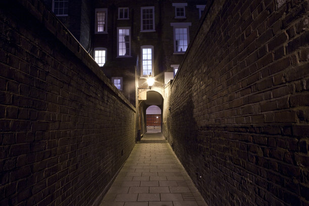 城市的小巷图片下载