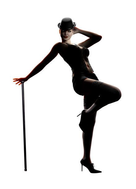 性感的歌舞表演的舞者图片下载