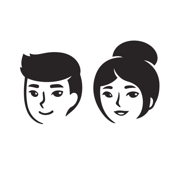 亚洲男女肖像图片下载