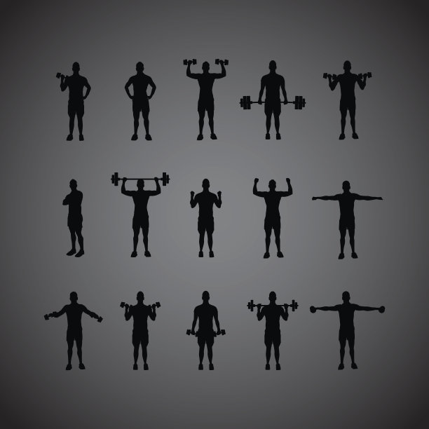 健身轮廓图片下载