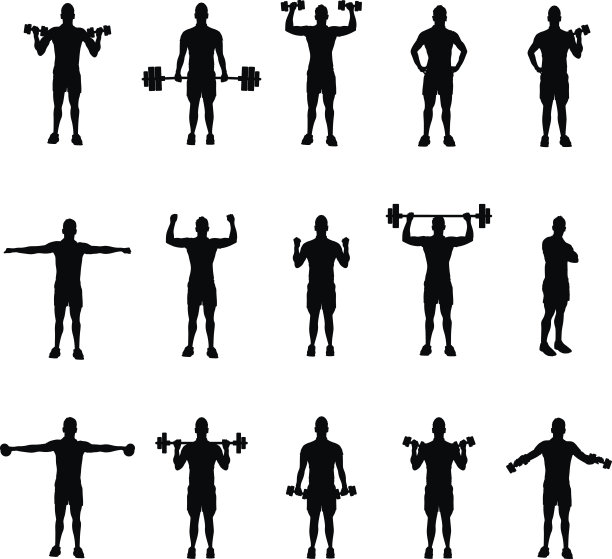 健身矢量图素材ID：133137172