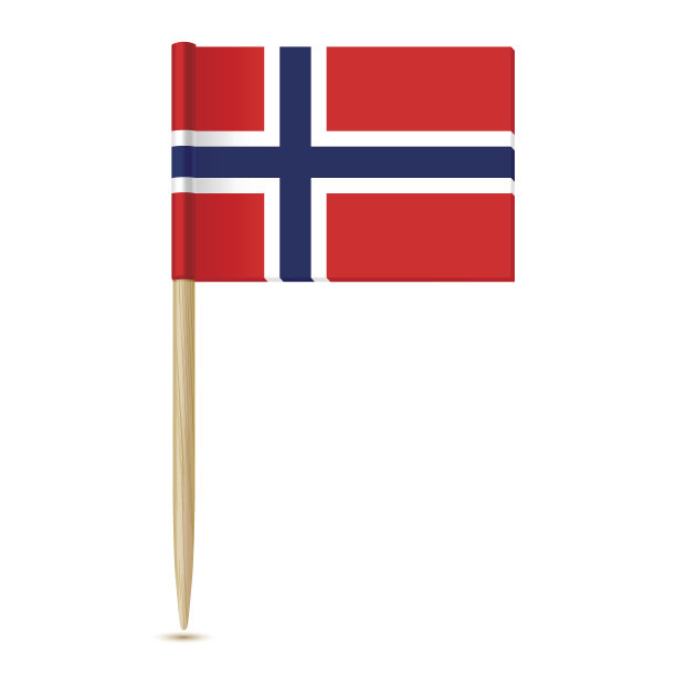 挪威国旗。国旗牙签10每股收益图片下载