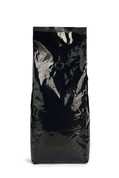 黑咖啡袋。图片下载