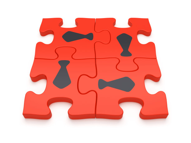 拼图游戏团队解决方案图片下载