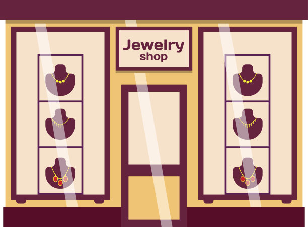 Shop立面矢量图素材图片