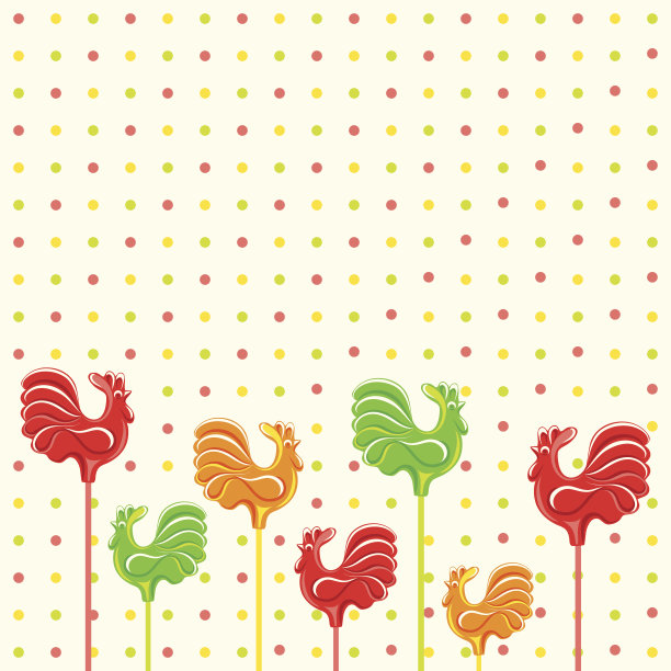 糖果，棒棒糖，公鸡，贺卡图片下载