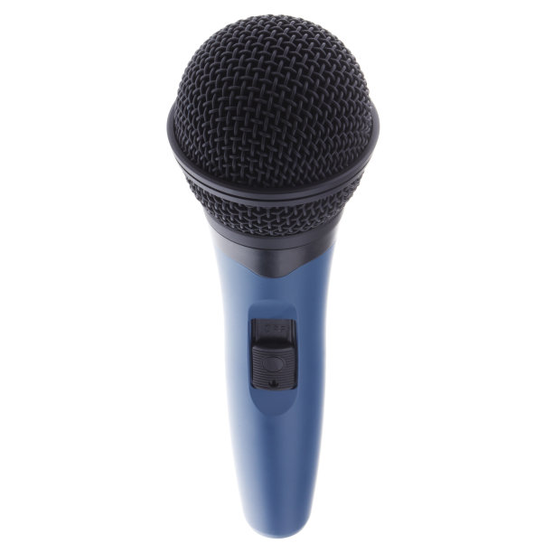 麦克风蓝色图片下载