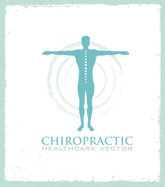 捏脊保健有机自然插图概念图片下载