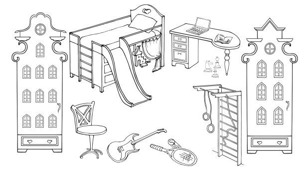 婴儿，孩子，房间男孩图片下载