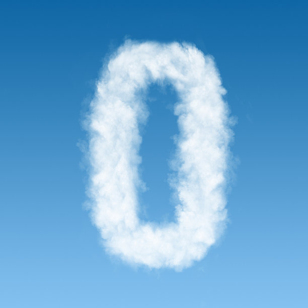 云朵呈零形图片下载