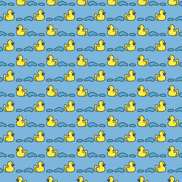 无缝的鸭子模式图片下载