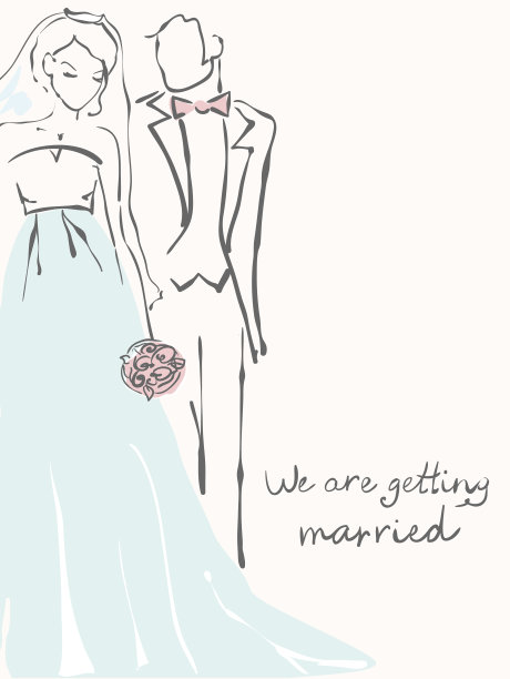 婚礼背景邀请。图片下载