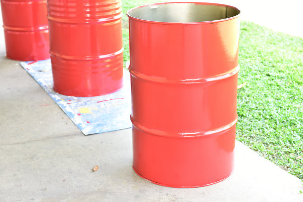 200升罐红色危险废物图片下载