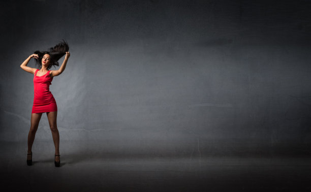 一个好女孩的头发运动图片下载