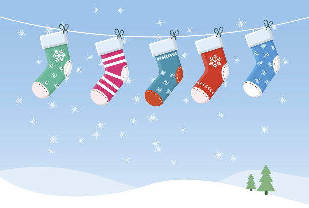 圣诞袜图片素材ID：133250854