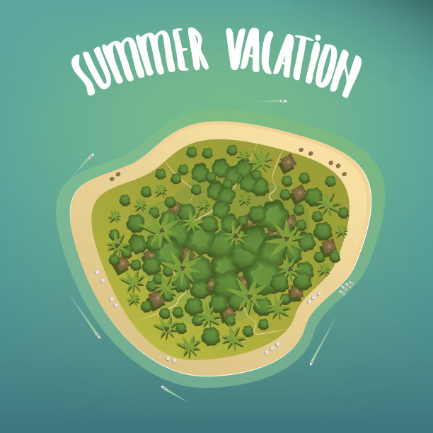 这个孤独热带岛屿的鸟瞰图图片下载