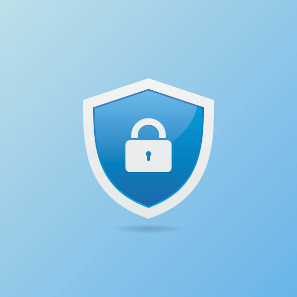 安全屏蔽矢量图标素材图片