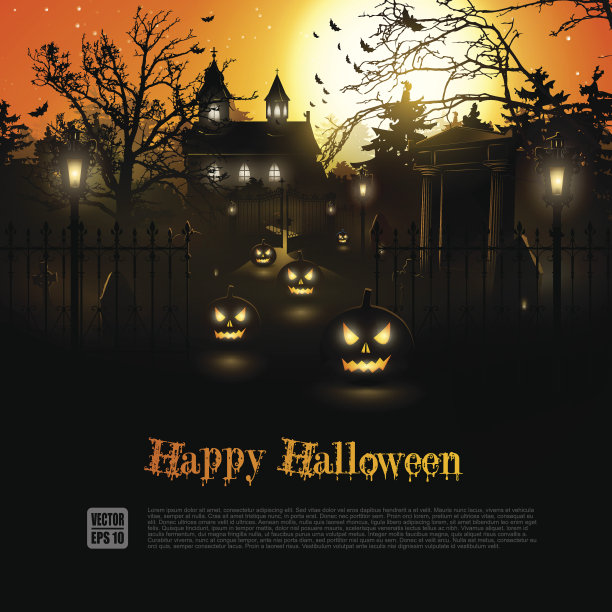 万圣节的贺卡图片下载