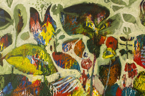 绘画作为背景的细节素材图片