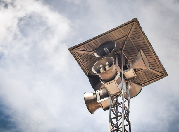 老式喇叭塔图片下载