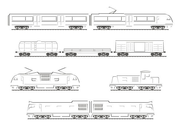 火车集合图片下载
