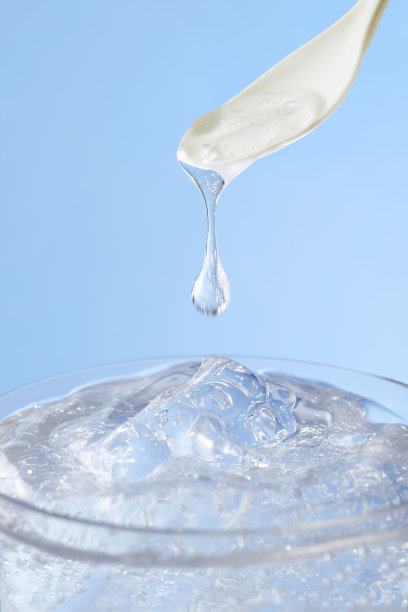 凝胶滴的特写图片下载