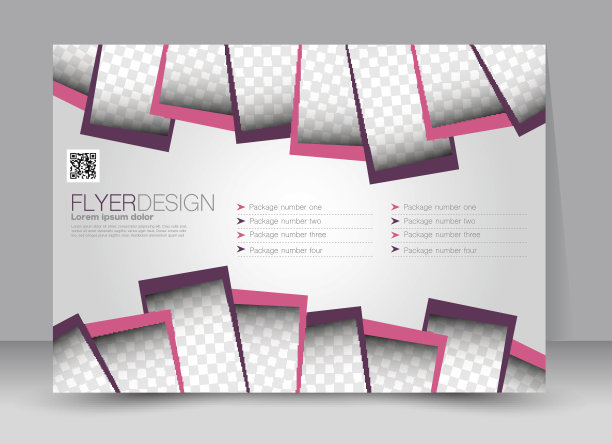 传单，宣传册，杂志封面模板设计景观方向图片下载