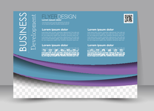 传单，宣传册，杂志封面模板设计景观方向图片下载