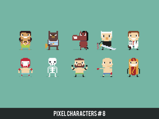 像素的角色图片下载