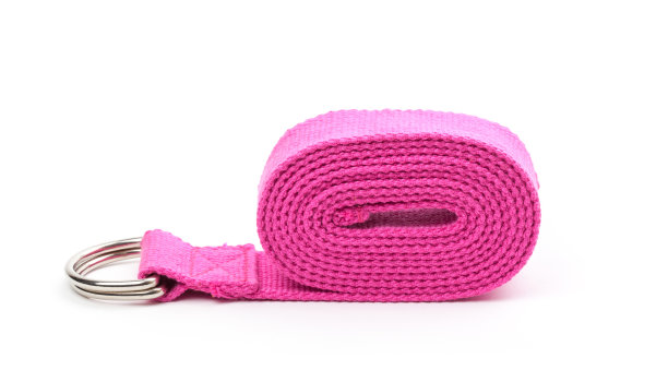 瑜伽带孤立的白色背景图片下载