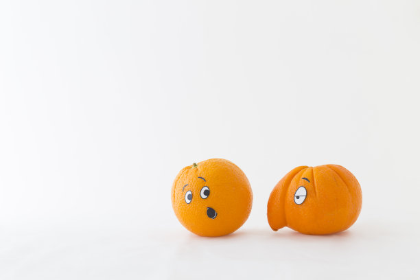 新鲜的橙子，大鼻子图片下载