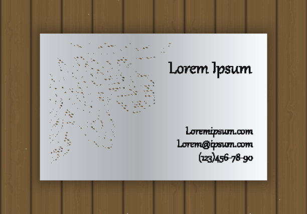 商业或访问卡模板与裁剪模式。图片下载