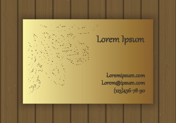 商业或访问卡模板与裁剪模式。图片下载