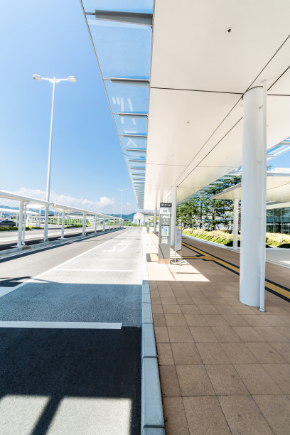 公共汽车站图片下载