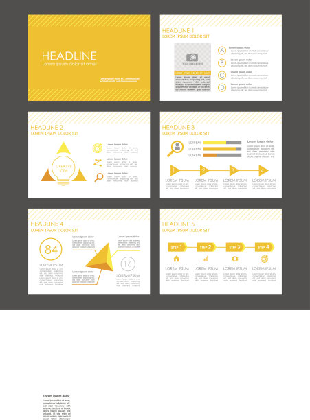 用于表示模板的信息图表元素。图片下载