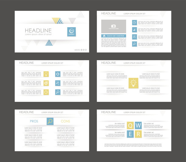 用于表示模板的信息图表元素。图片下载