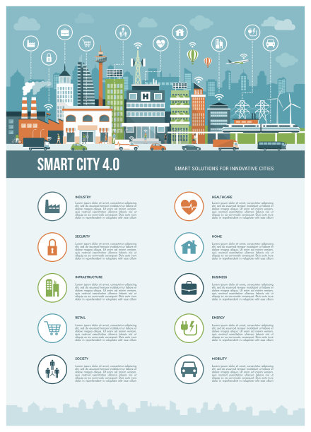 智能城市素材图片