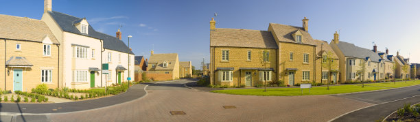 豪华住宅的全景图片下载