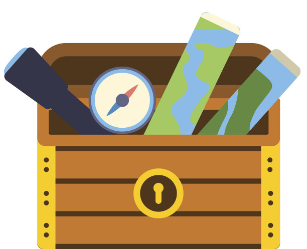 宝箱矢量插图。图片下载