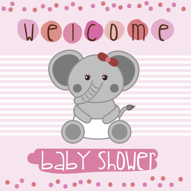 婴儿淋浴设计图片下载