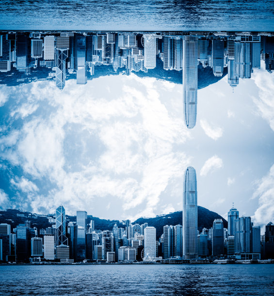 维多利亚港的全景图片下载