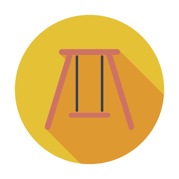 摇摆。单一平面图标。图片下载