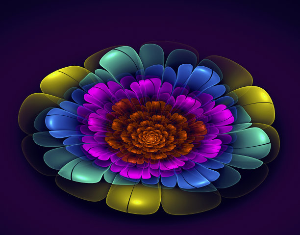 摘要分形花图片下载